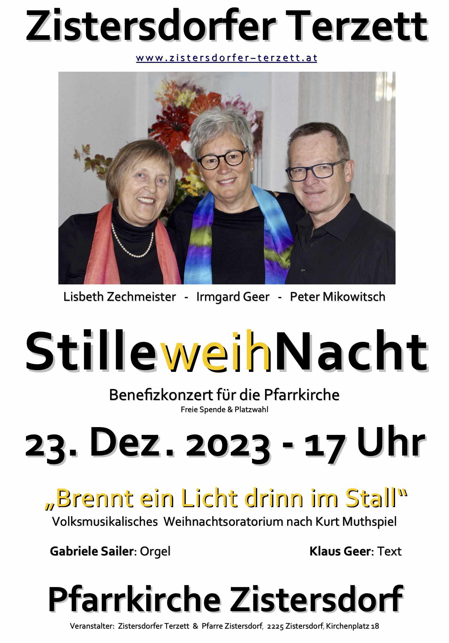 STILLEweihNACHT 2023   Plakat