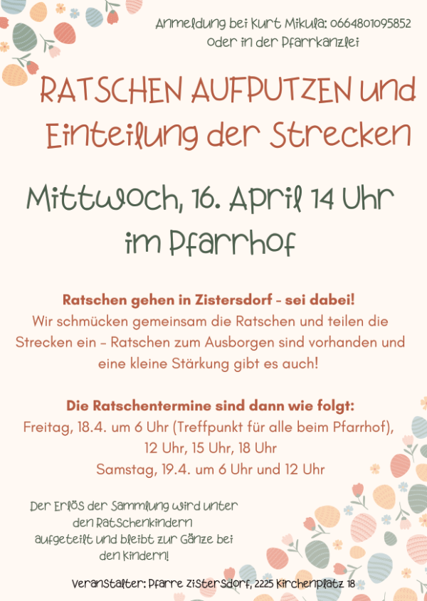 20250416 Ratschen aufputzen